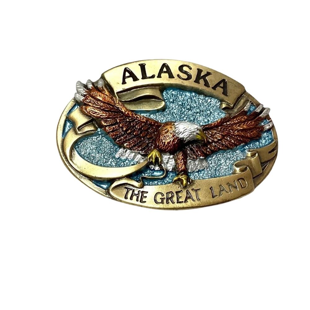 VTG The Great American Buckle Co. Alaska Buckle